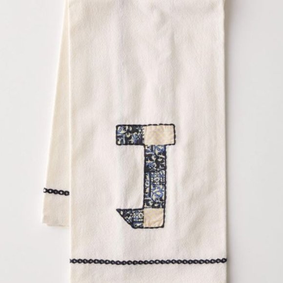 Patchwork Monogram Tea Towel UO - Picture 1 of 2